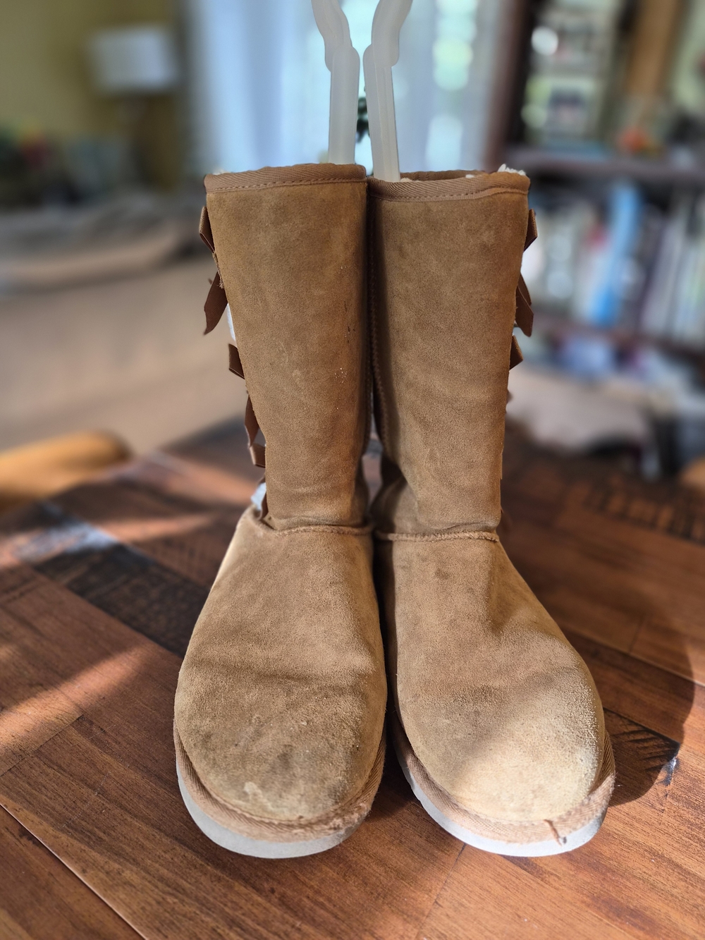 Koolaburra Chestnut Suede Mid-Calf Winter Boots